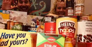 Resident key workers with community donations