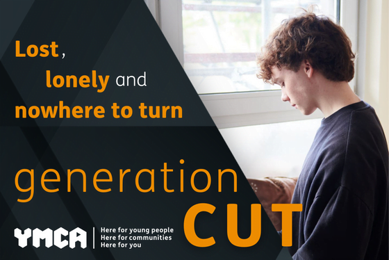 young person looking at their money