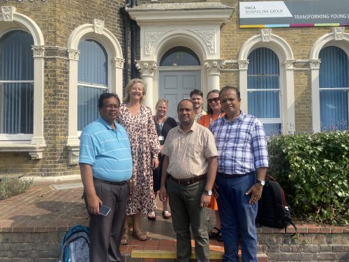 YMCA India delegates visiting Reed House
