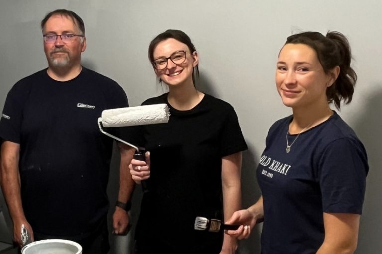 Balfour Beatty decorate guildford foyer