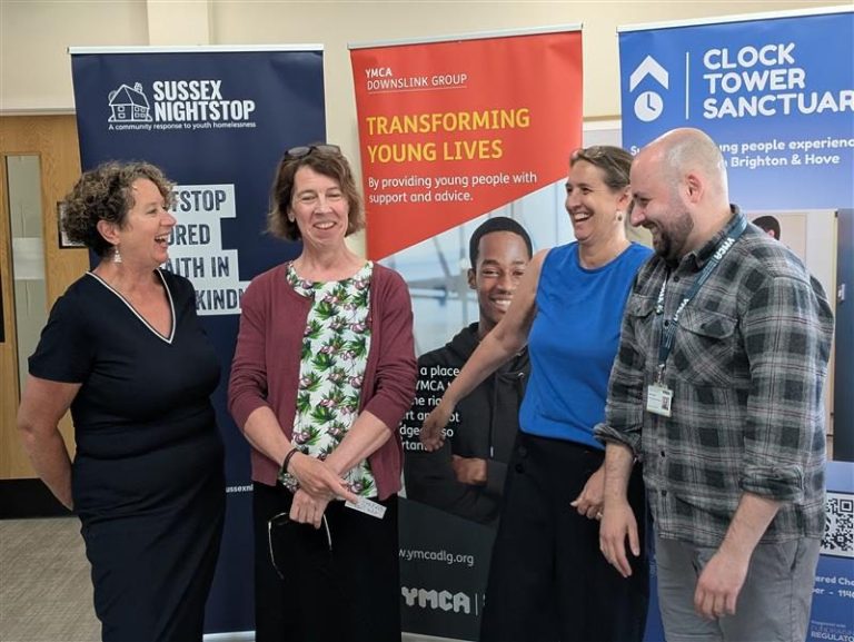 partnership of three local brighton and hove homeless charities talking about their new research