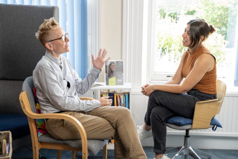 two staff in reception 1