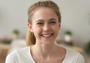 Smiling young woman